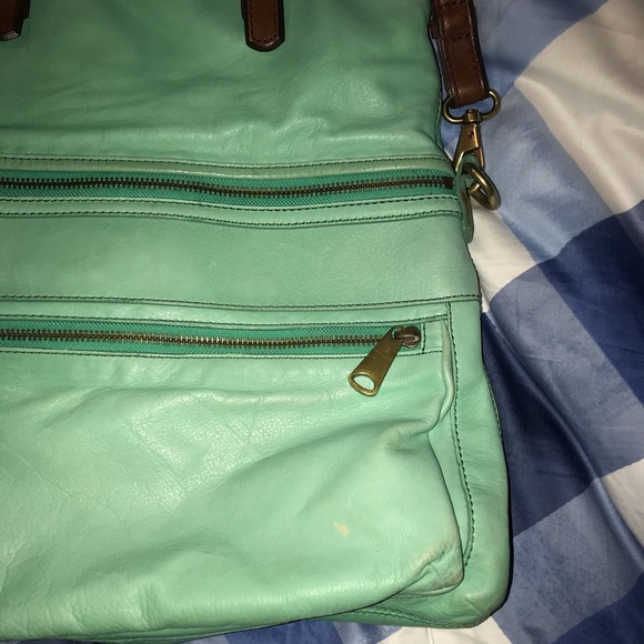 Mint Green Large Fossil Tote - Picture 3 of 6